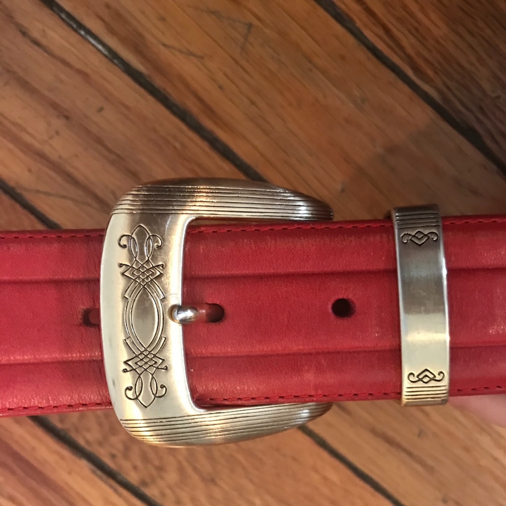 Red Belt by Brighton size small (25-26" waist)